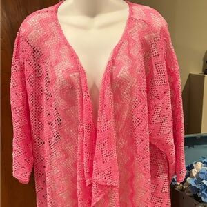 LuLaRoe Shirley kimono - size Large, makes a great swim cover up!